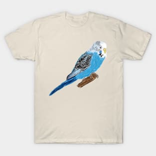 Nice Artwork showing a Blue Budgie V T-Shirt